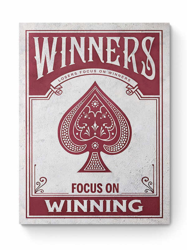 WINNER FOCUS ON WINNING - RED